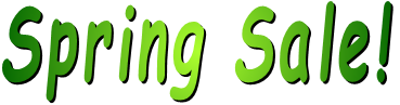 Spring Sale!